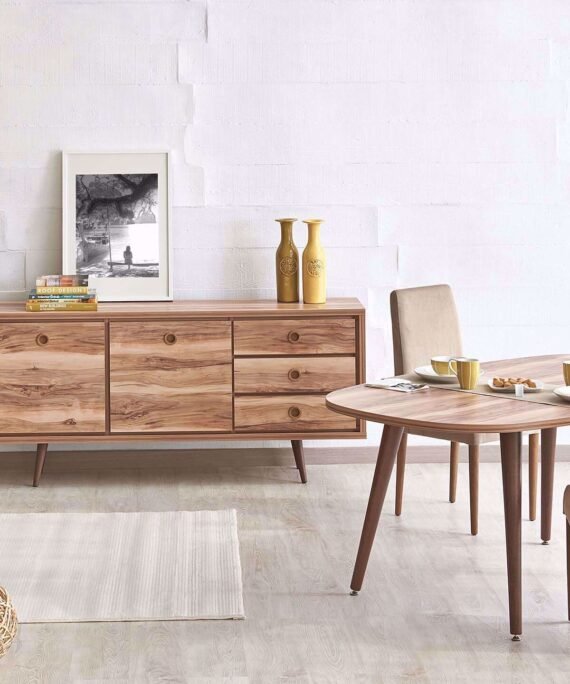 0002521 Queen Konsol Tropic Ceviz Dilara Collection Kigali