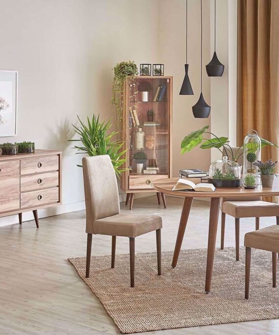 0002534 Queen Vitrin Tropic Ceviz Dilara Collection Kigali