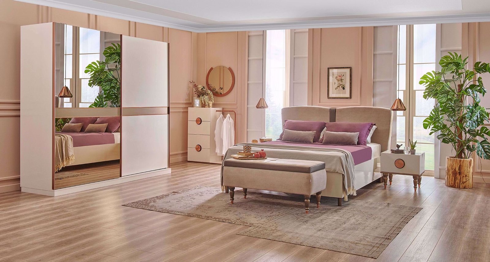 0008545 Levana Yatak Odasi Takimi Dilara Collection Kigali