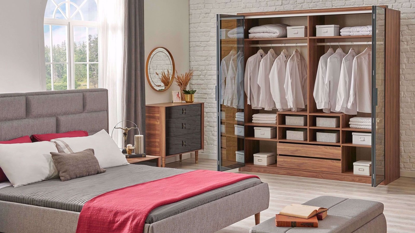 0008777 Vanensi 6 Kapili Akordeon Dolap Dilara Collection Kigali