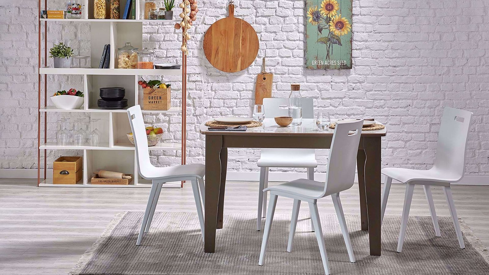 0009158 Levana Sabit Masa Mermer Desen 12080 Cm Dilara Collection Kigali