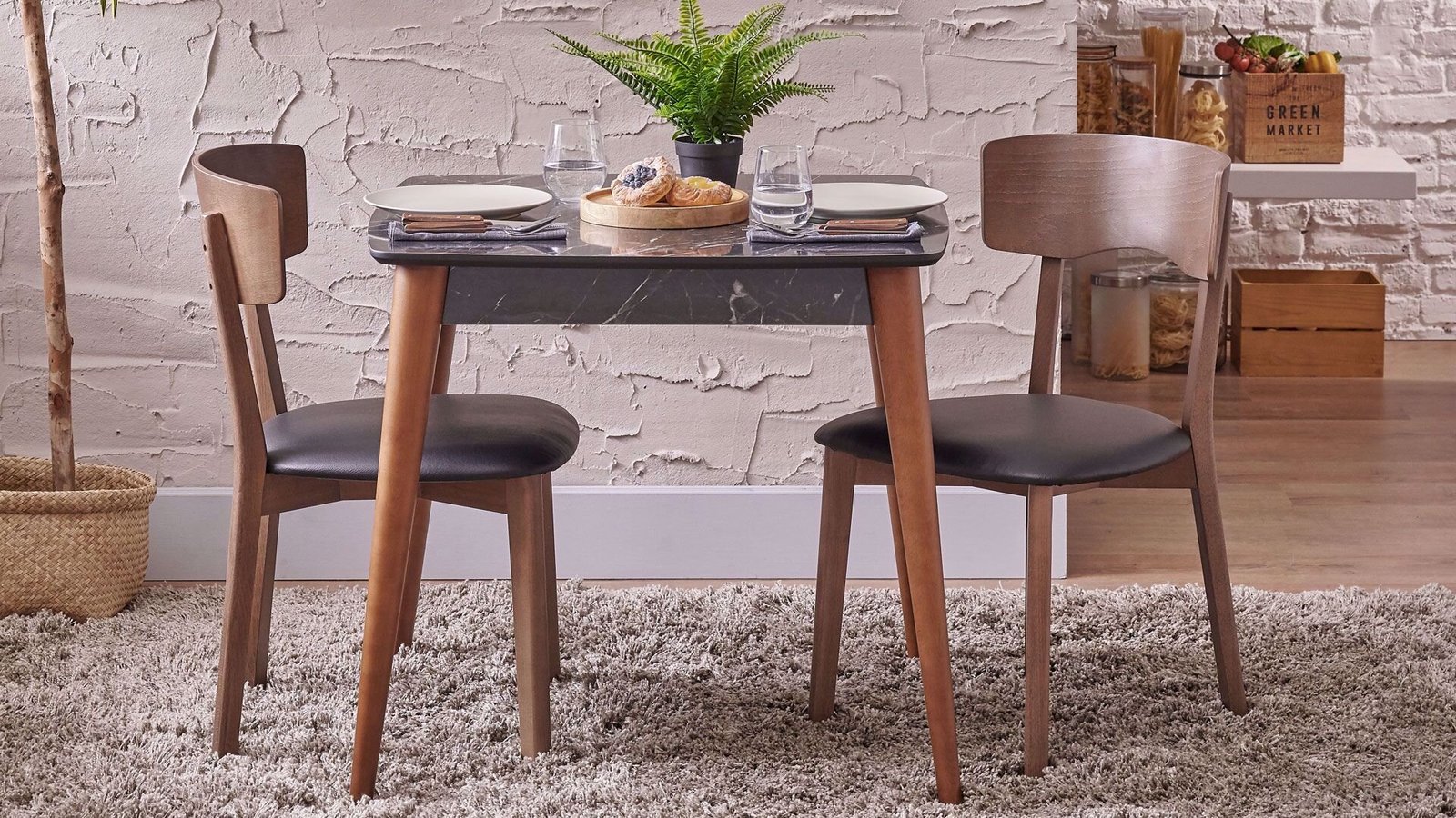 0009731 Pedra Sabit Masa Ceviz Ayak 8080 Cm Dilara Collection Kigali