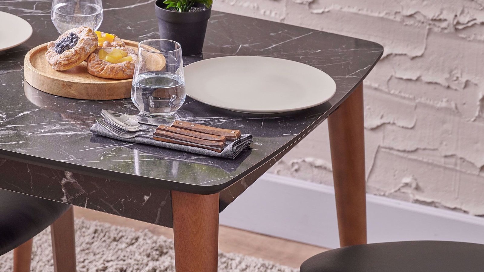 0009732 Pedra Sabit Masa Ceviz Ayak 8080 Cm Dilara Collection Kigali