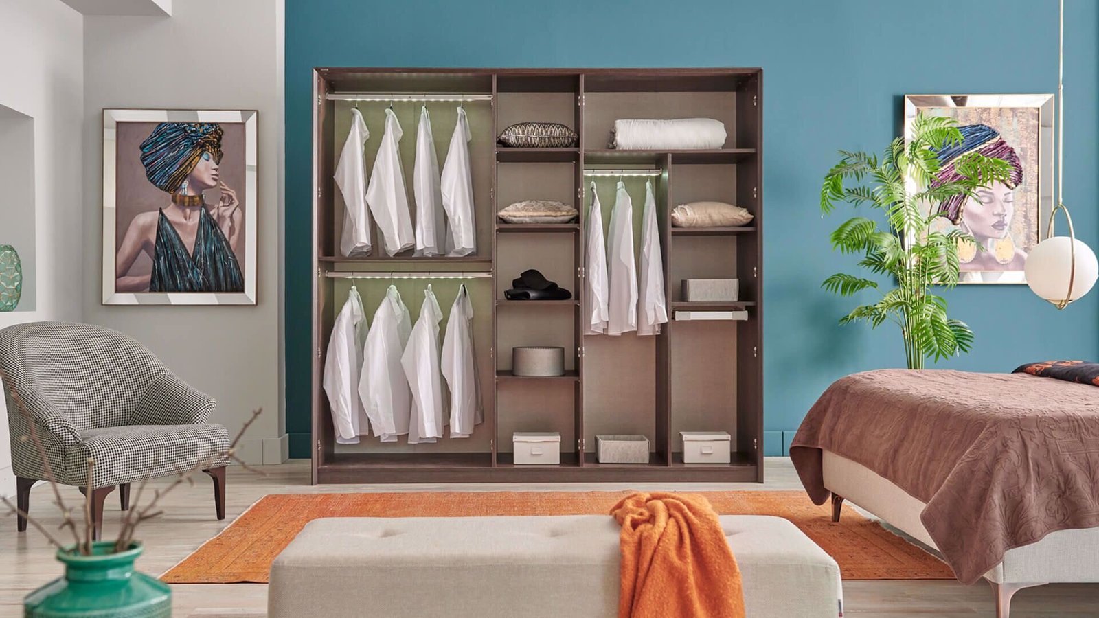 0010899 Welmont 6 Kapili Dolap 277 Cm Dilara Collection Kigali