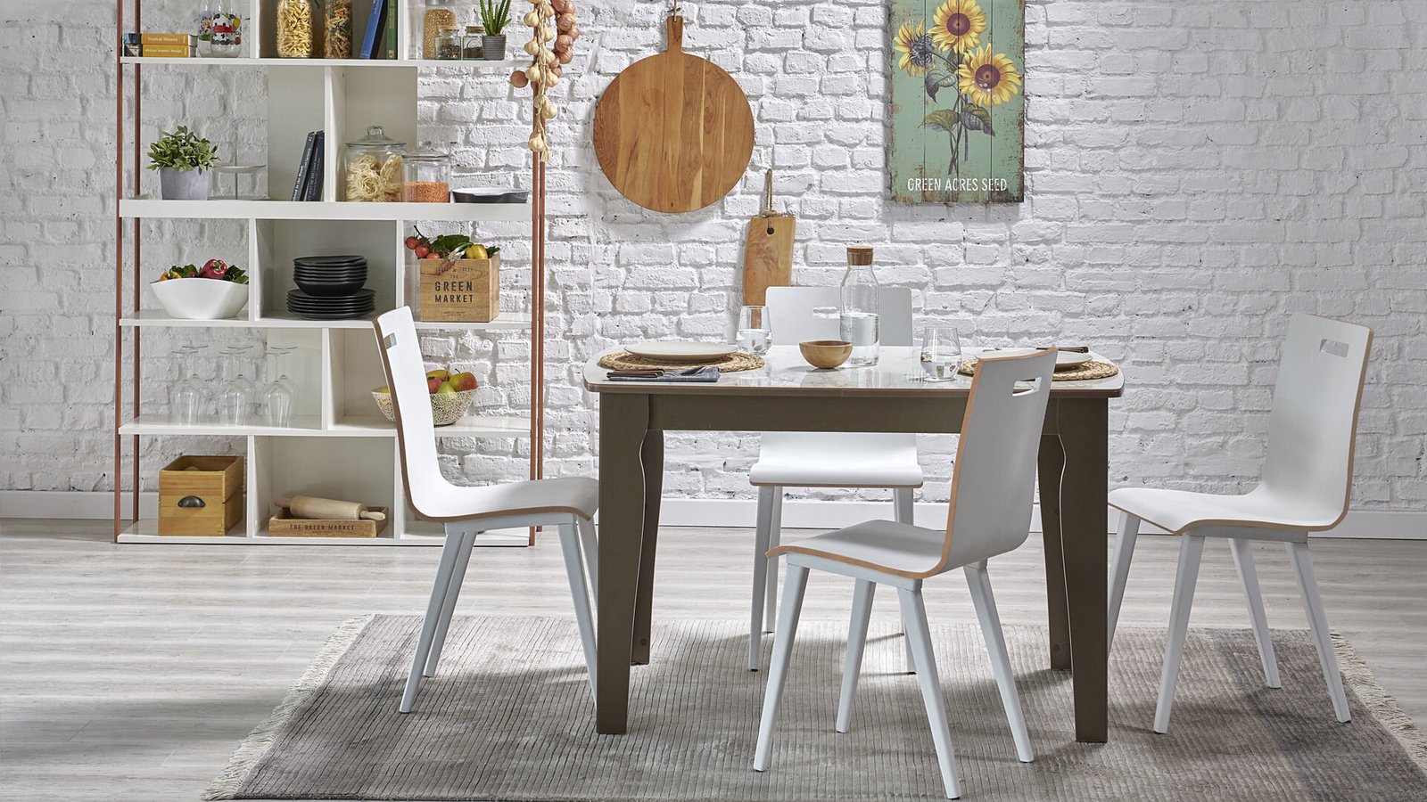 0012322 Levana Mutfak Masa Ve Sandalyeleri Dilara Collection Kigali