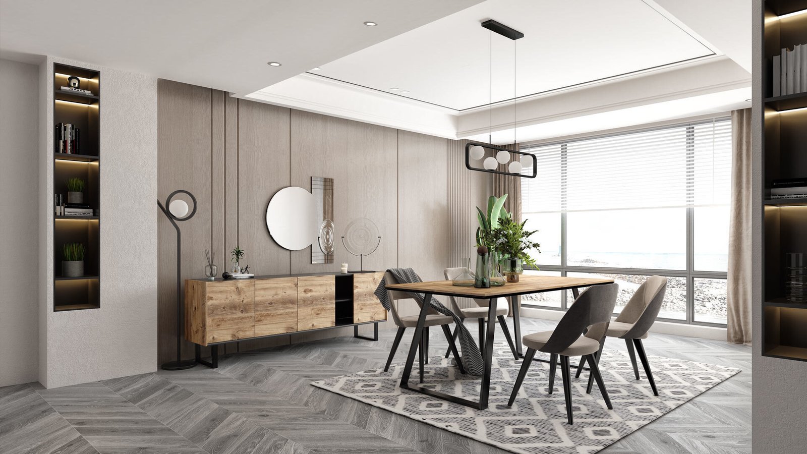 0016212 Piena Yemek Odasi Takimi Dilara Collection Kigali