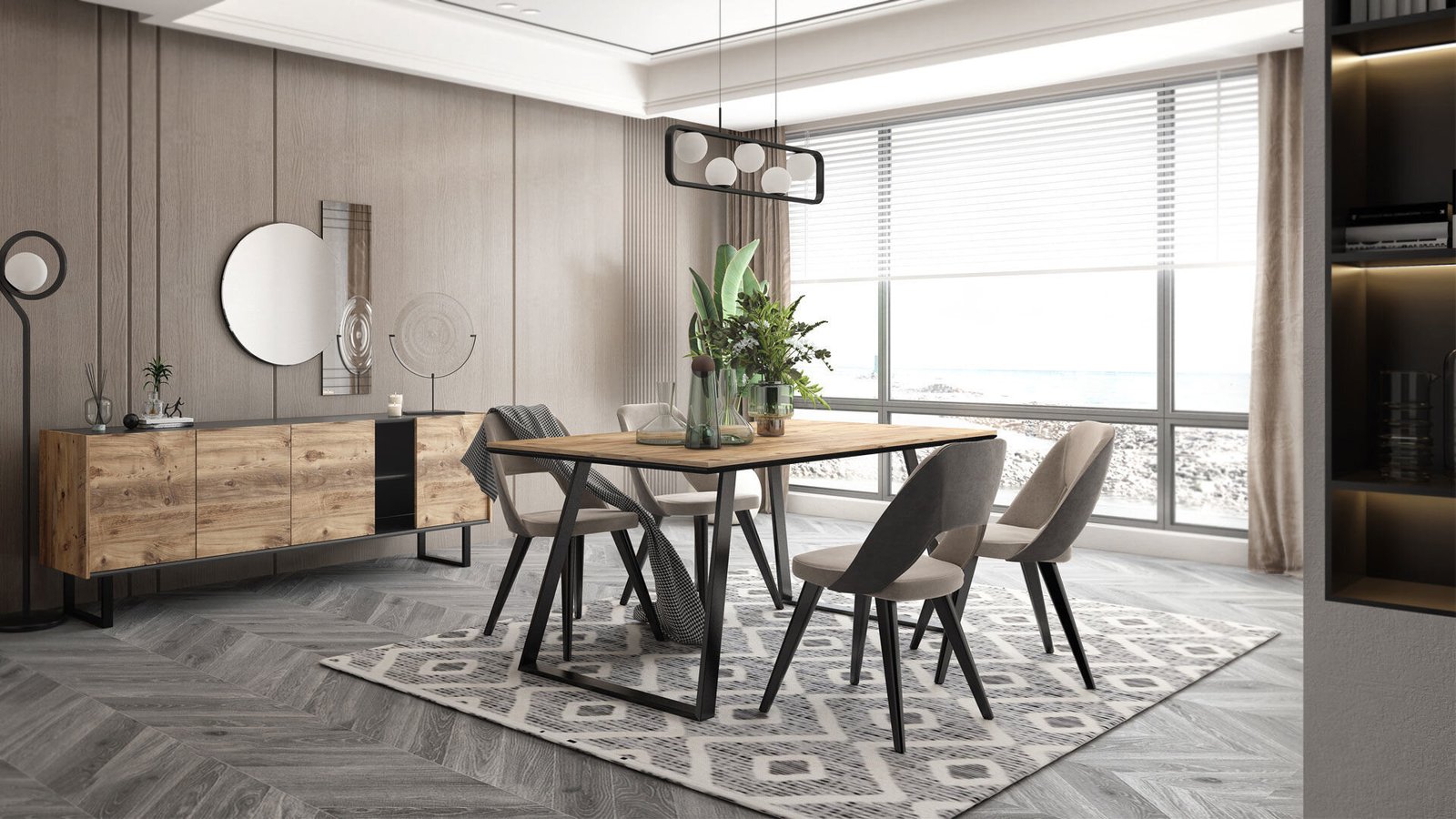 0016213 Piena Yemek Odasi Takimi Dilara Collection Kigali