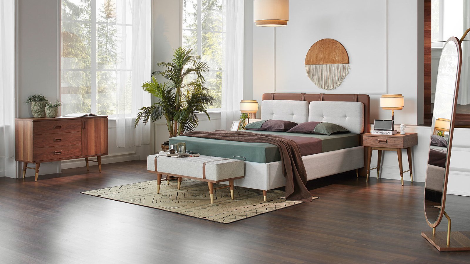 0016368 Nordic Yatak Odasi Takimi Dilara Collection Kigali