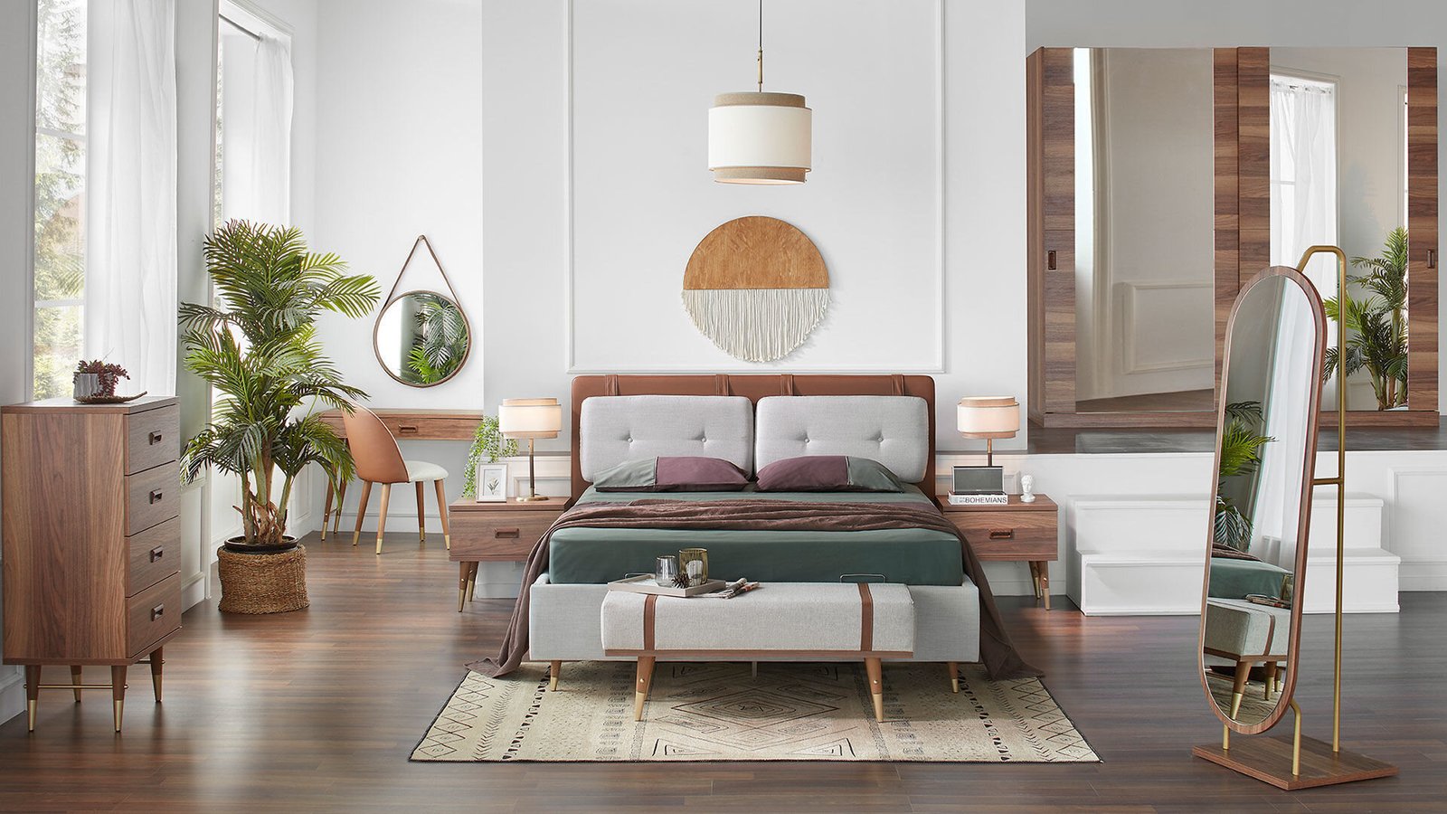 0016369 Nordic Yatak Odasi Takimi Dilara Collection Kigali