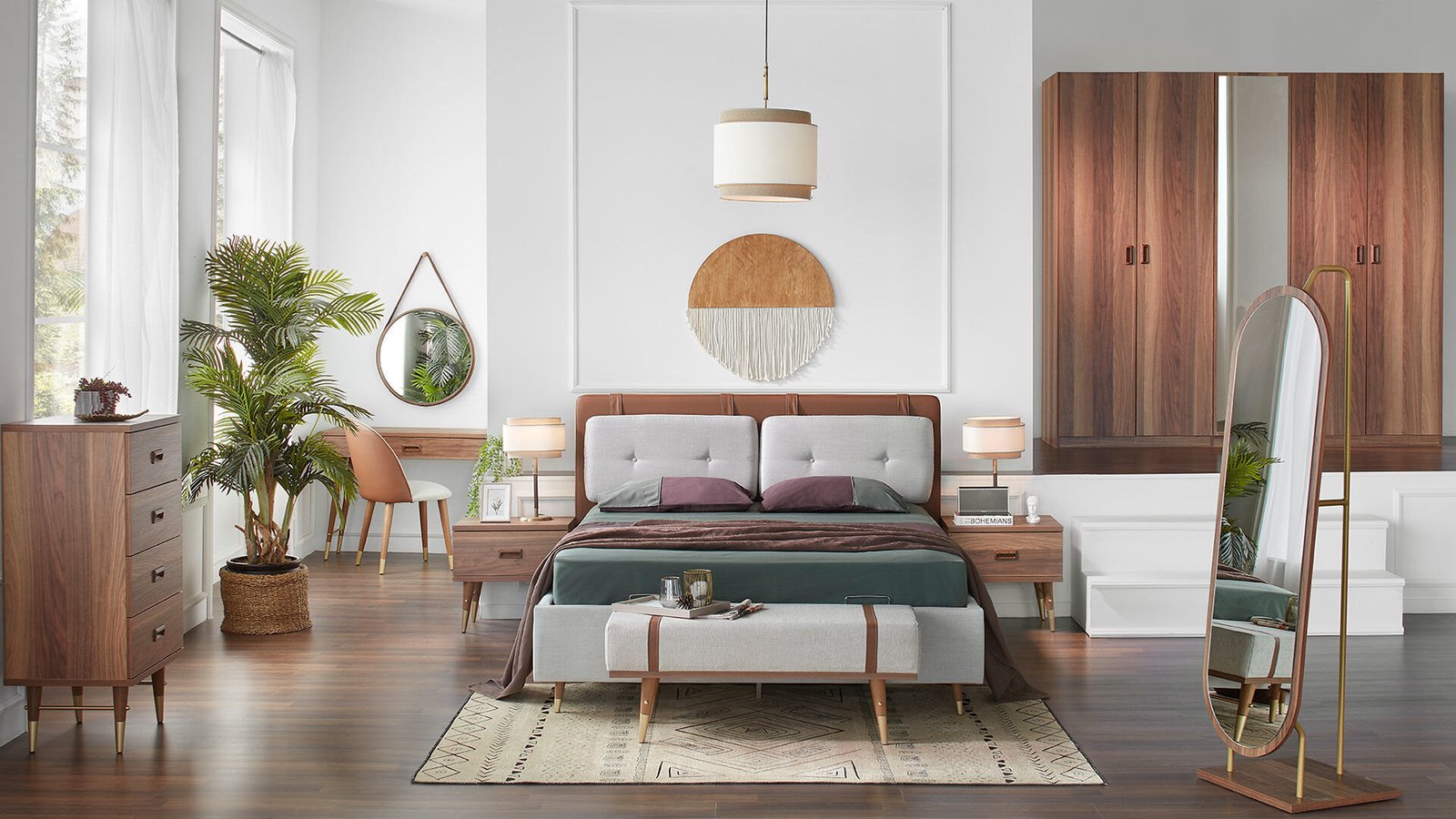 0016371 Nordic Yatak Odasi Takimi Dilara Collection Kigali