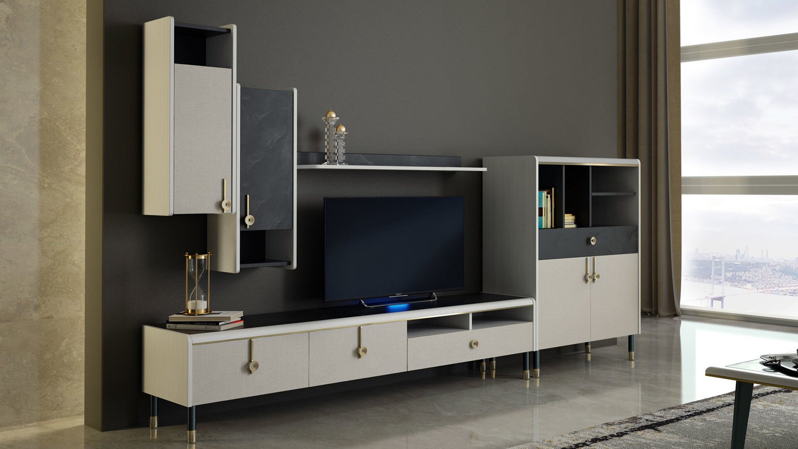 0016816 Proda Kitaplikvitrin Dilara Collection Kigali