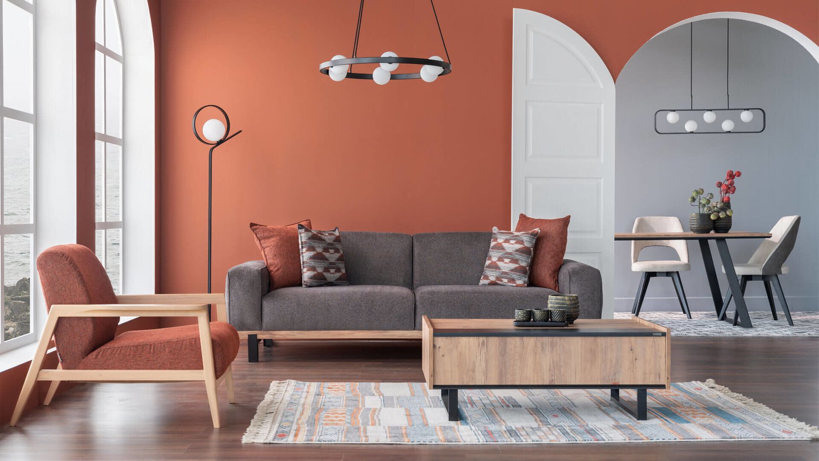 0017015 Piena Koltuk Takimi Yatakli Dilara Collection Kigali