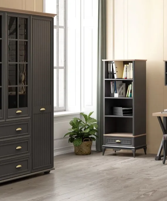 0017520 Angelic Dark 4 Kapakli Dolap 200Cm Dilara Collection Kigali