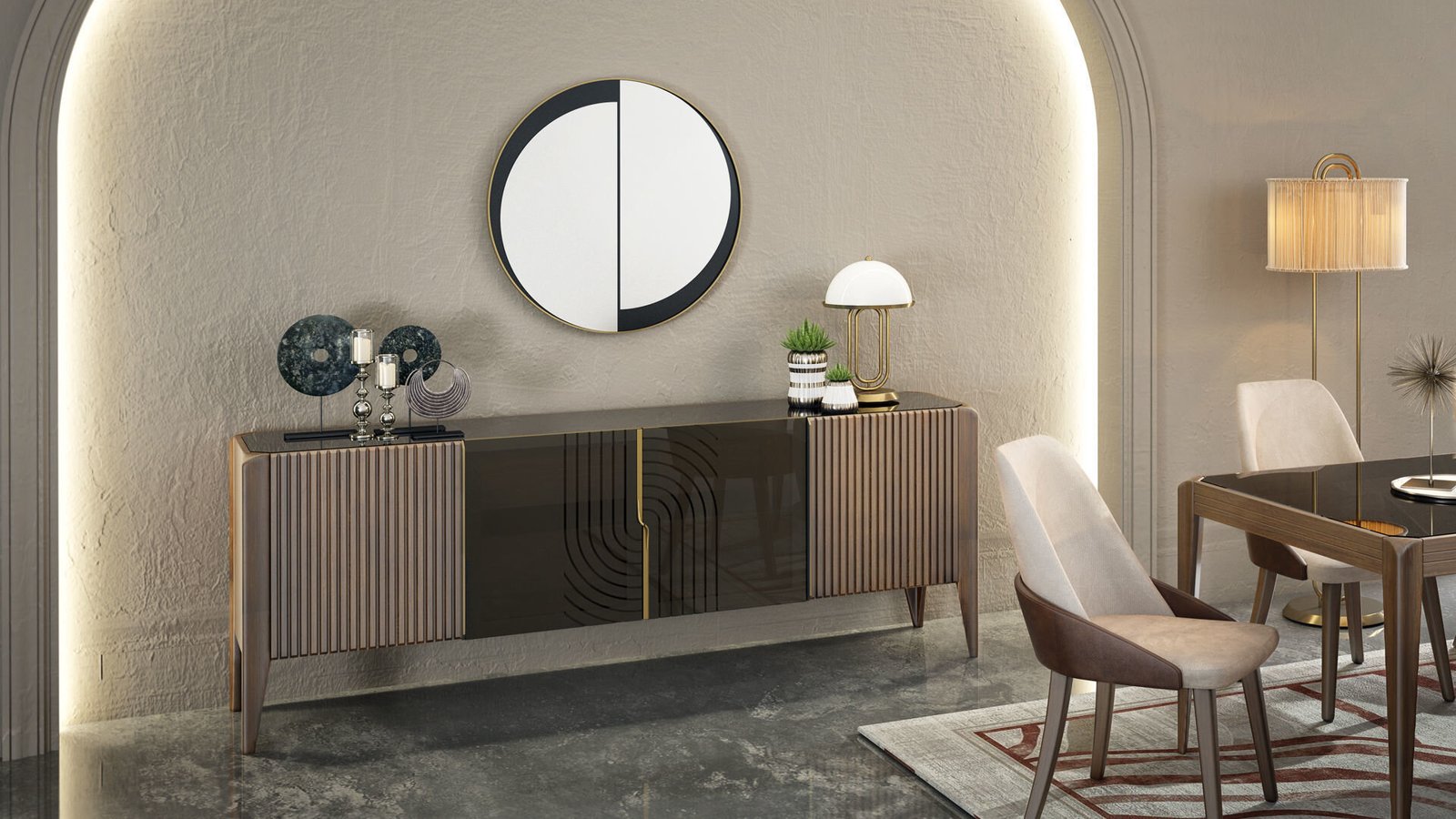 0017792 Soho Yemek Odasi Takimi Dilara Collection Kigali