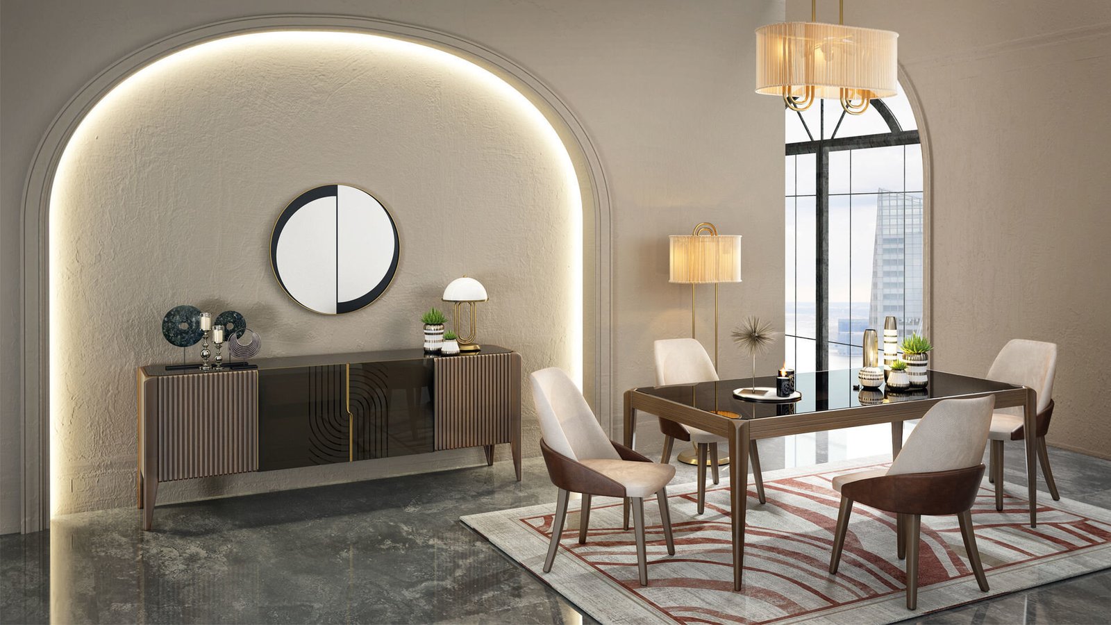 0017795 Soho Yemek Odasi Takimi Dilara Collection Kigali