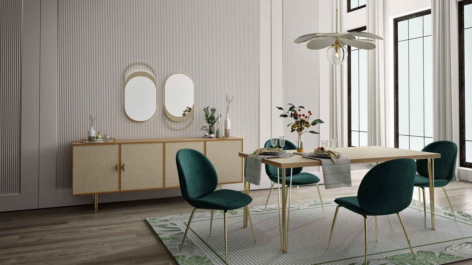 0017994 Norel Sabit Masa 180X90Cm Dilara Collection Kigali