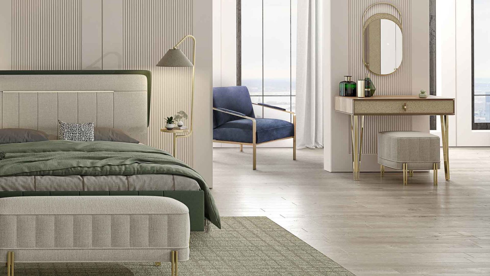 0018158 Norel 5 Kapakli Dolap 228 Cm Dilara Collection Kigali