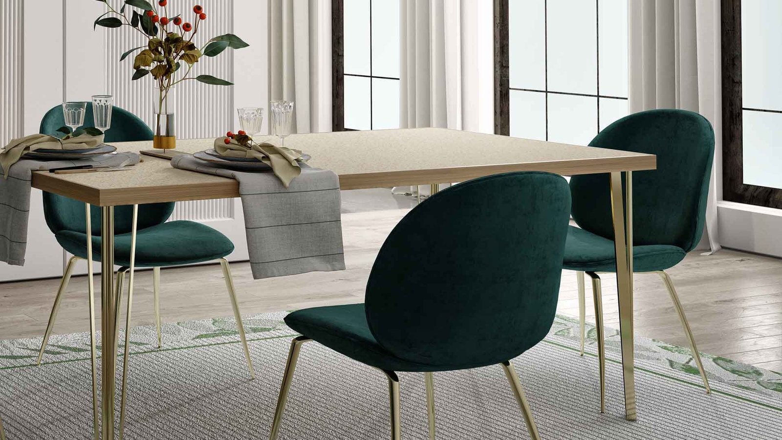 0018260 Norel Ahsap Sandalye Dilara Collection Kigali