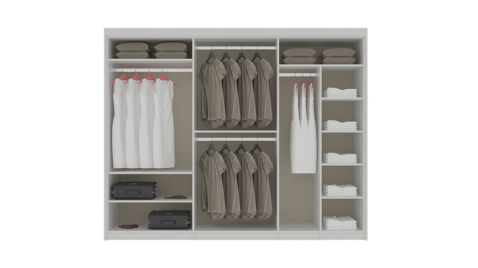 0019122 Proda Alti Kapakli Dolap 277Cm Dilara Collection Kigali