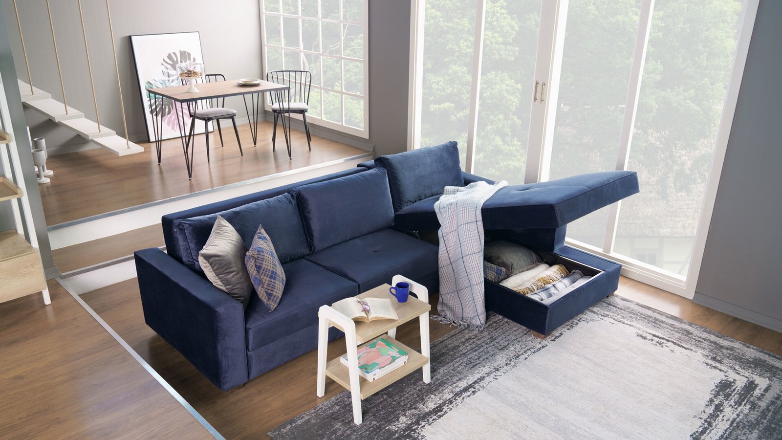 0019162 Zelica Kose Takimi Yatakli Bazali Dilara Collection Kigali