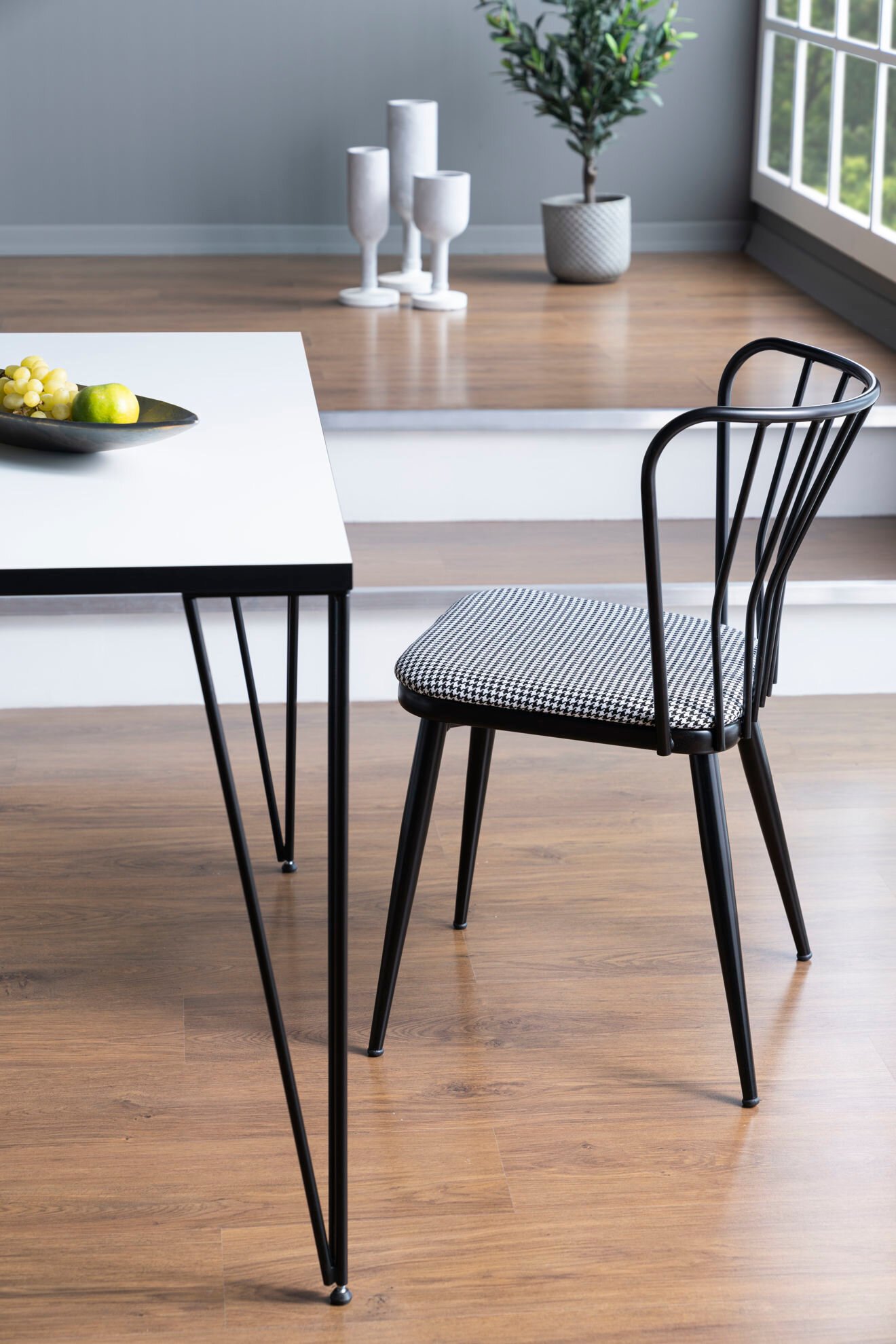 0019260 Carmen Mutfak Masa Ve Sandalyeleri Orman Beyazi Dilara Collection Kigali