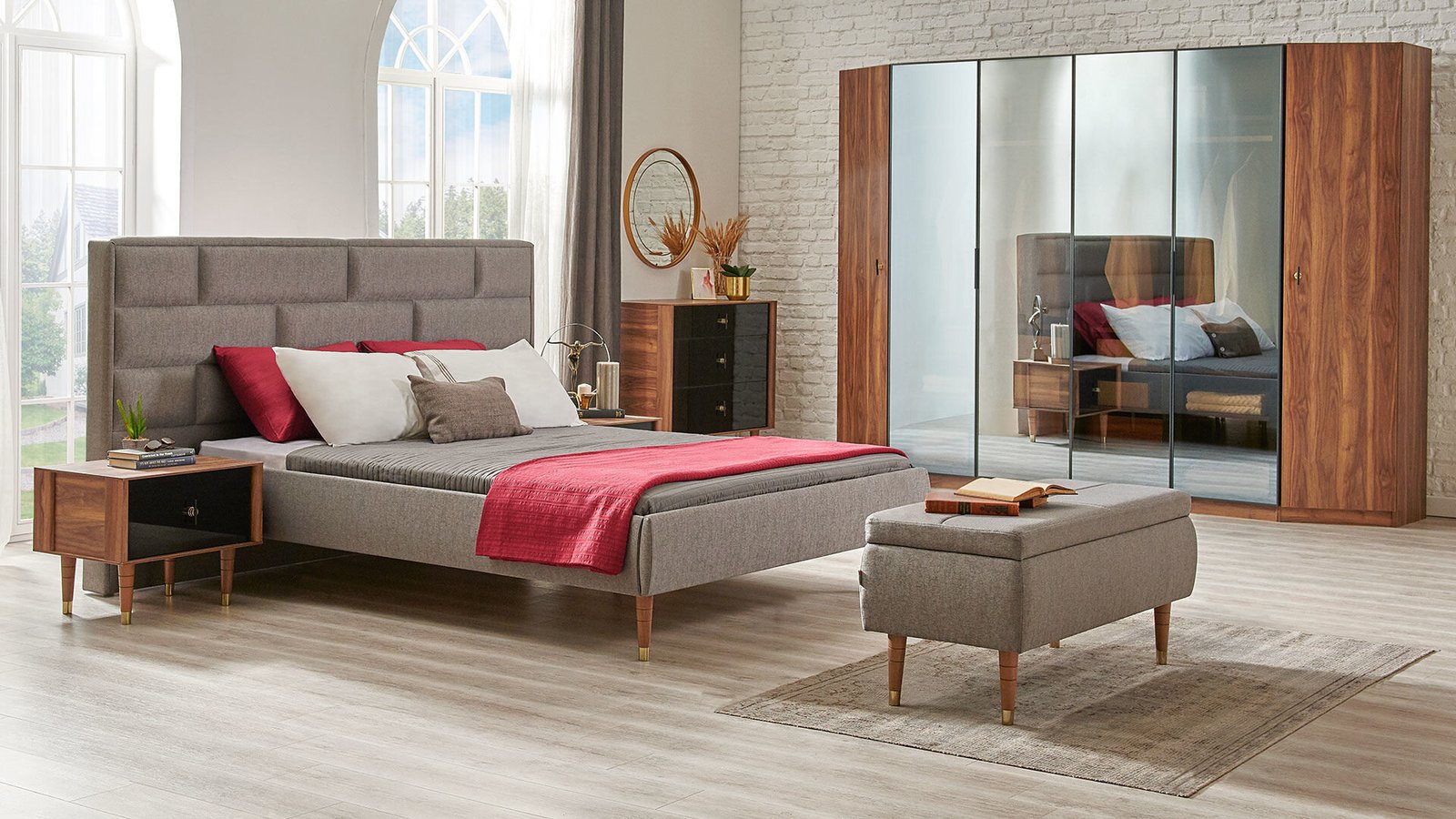 0019613 Vanensi 6 Kapakli Dolap Dilara Collection Kigali