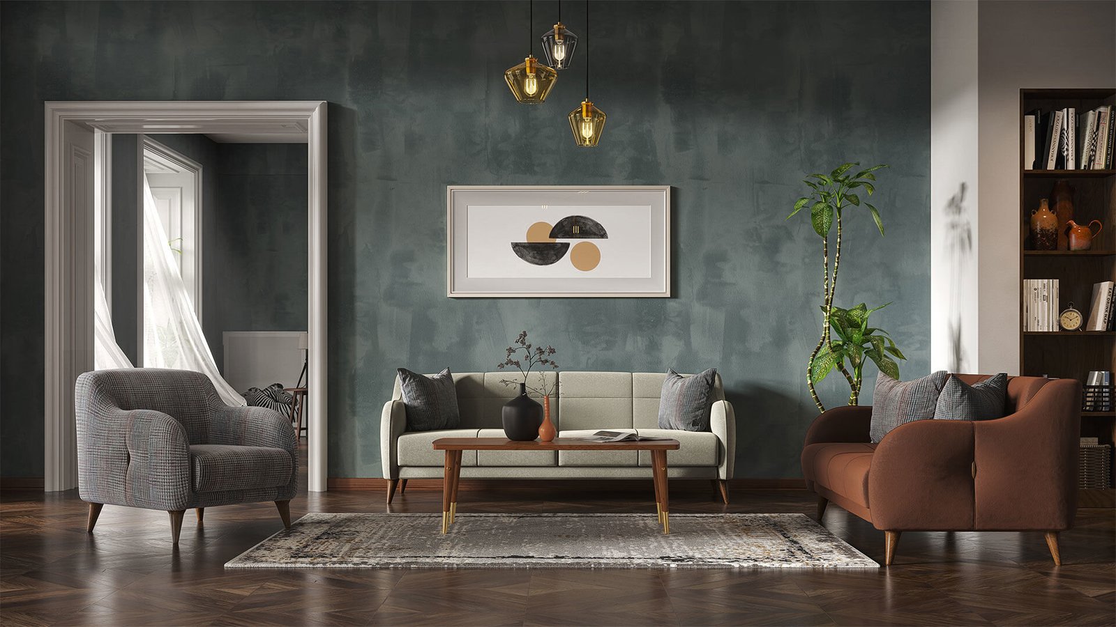 0021394 Porio Kili Koltuk Yatakli Sandikli Dilara Collection Kigali