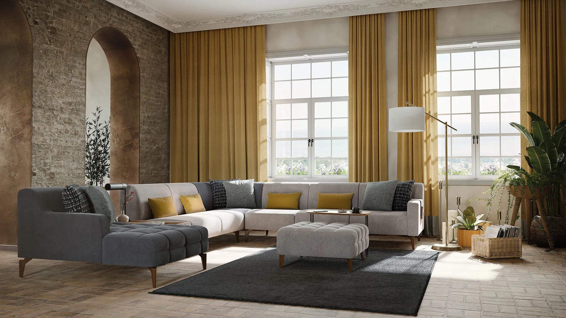 0021662 Lugano Tekli Koltuk Dilara Collection Kigali