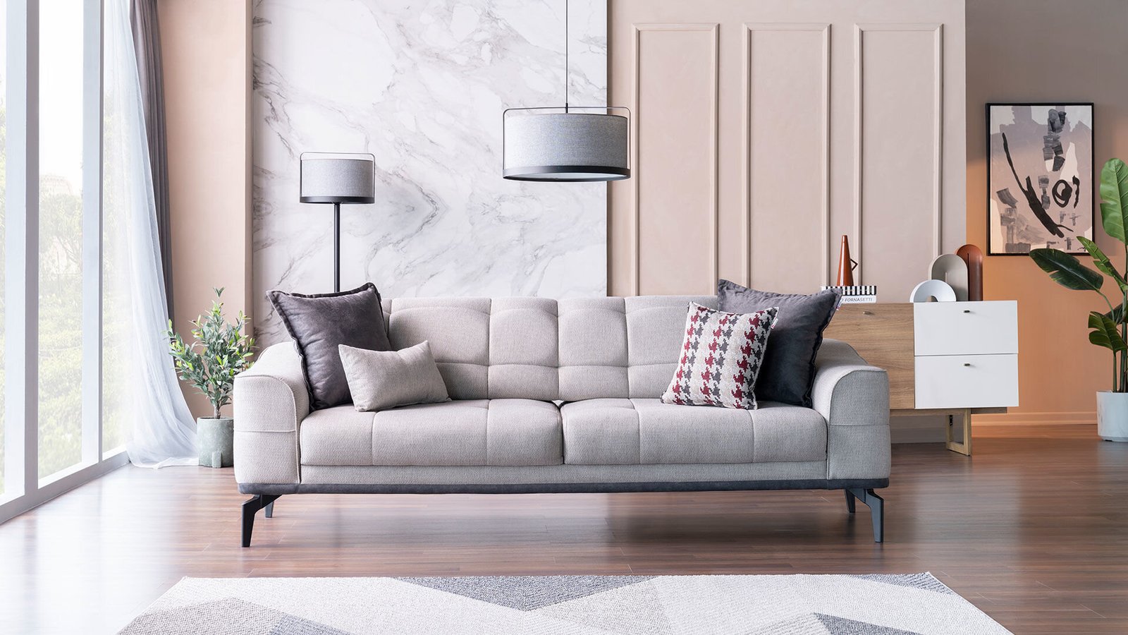 0022259 Giona Uclu Koltuk Yatakli Dilara Collection Kigali