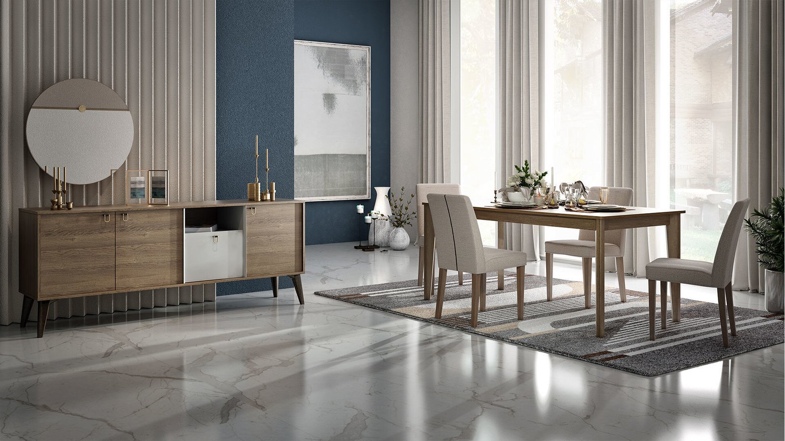 0022339 Viena Acilir Masa 16090 Cm Dilara Collection Kigali