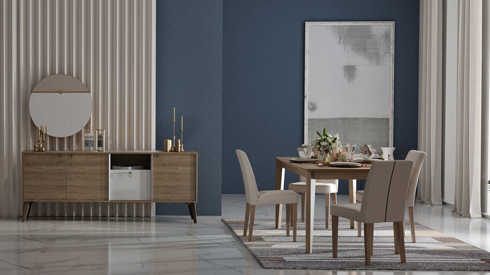 0022340 Viena Acilir Masa 16090 Cm Dilara Collection Kigali