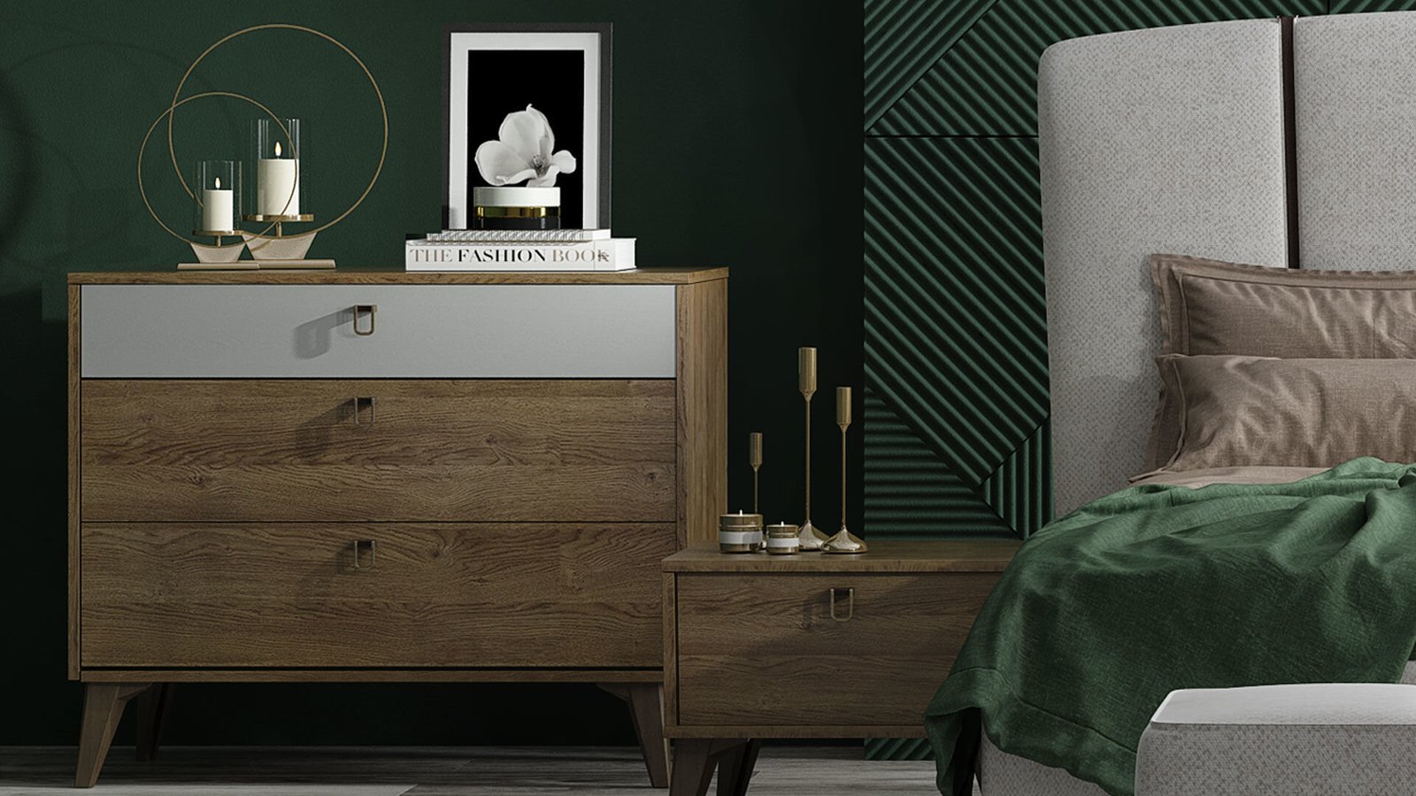 0022501 Viena 5 Kapakli Dolap Dilara Collection Kigali