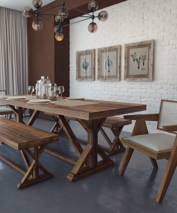 0023355 Vista Ahsap Masa Dilara Collection Kigali