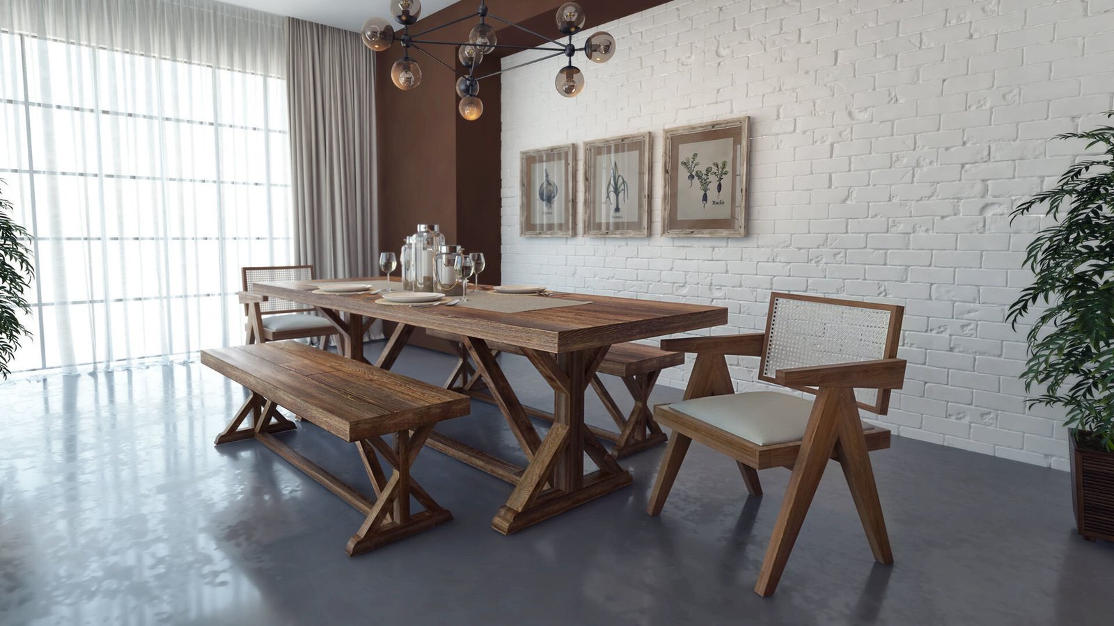 0023355 Vista Ahsap Masa Dilara Collection Kigali