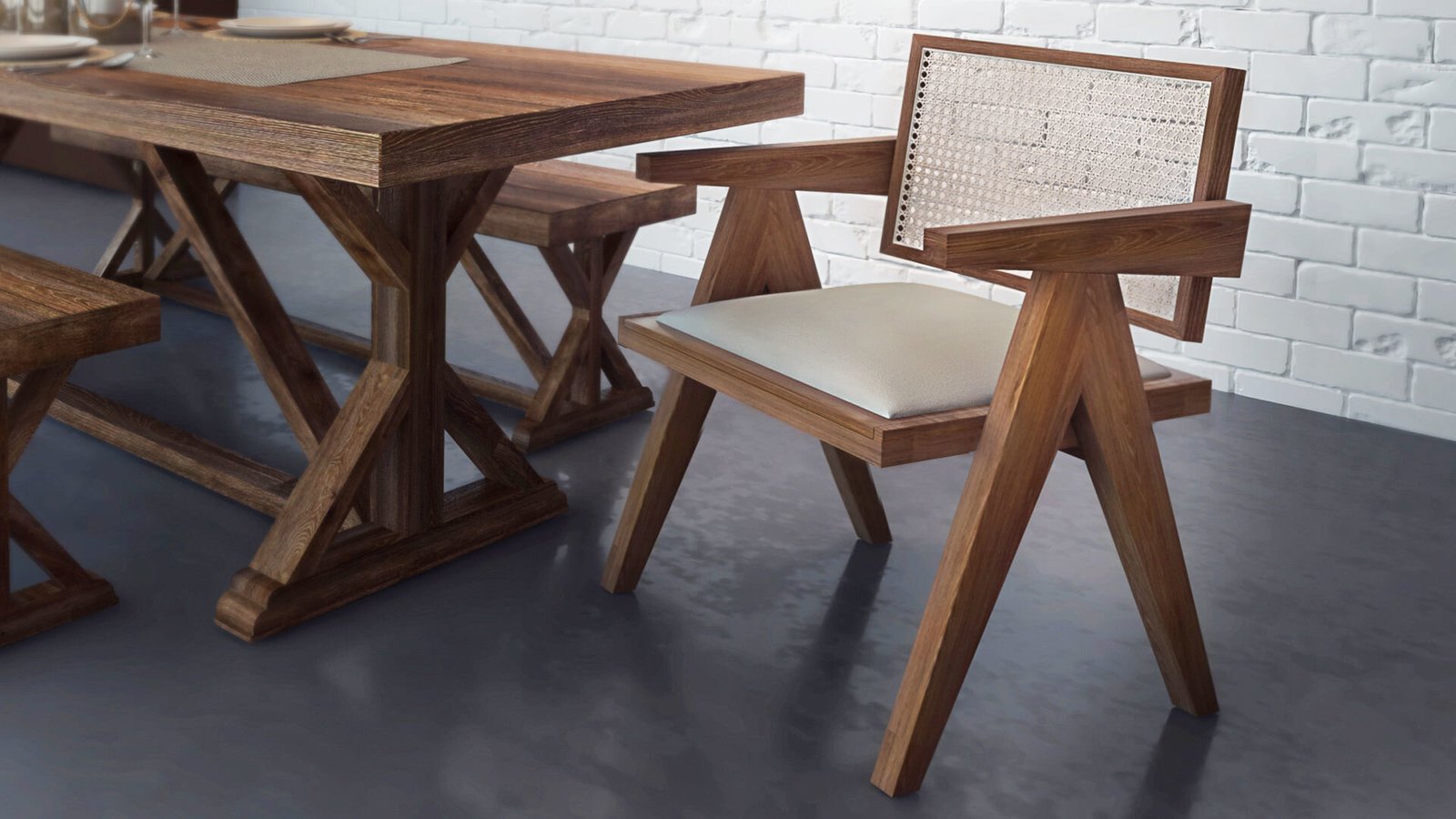 0023357 Vista Ahsap Masa Dilara Collection Kigali