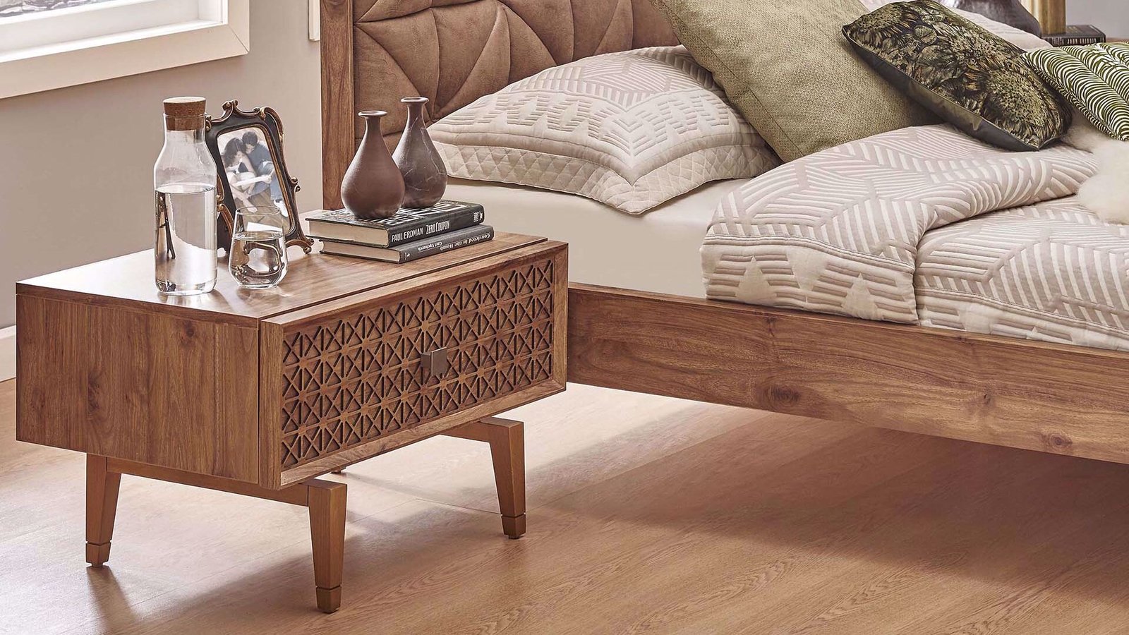 0006763 Monema Bazali Karyola 160200 Basucu Dahil Dilara Collection Kigali