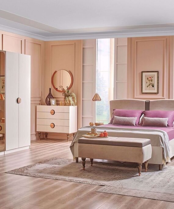 0008519 Levana Karyola 180200 Cm Basucu Dahil Dilara Collection Kigali