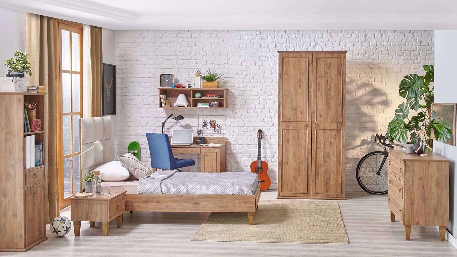 0008622 Cara 2 Kapakli Dolap Dilara Collection Kigali