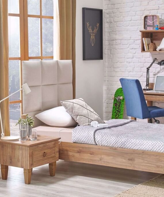 0008634 Cara Bazali Karyola 100 Cm Basucu Dahil Dilara Collection Kigali