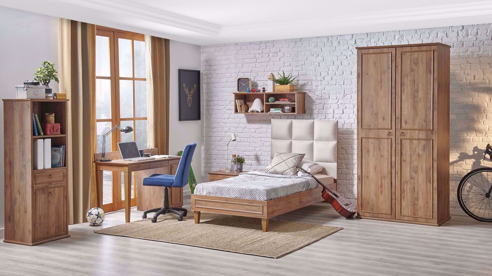 0008670 Cara Karyola 100200 Cm Basucu Dahil Dilara Collection Kigali