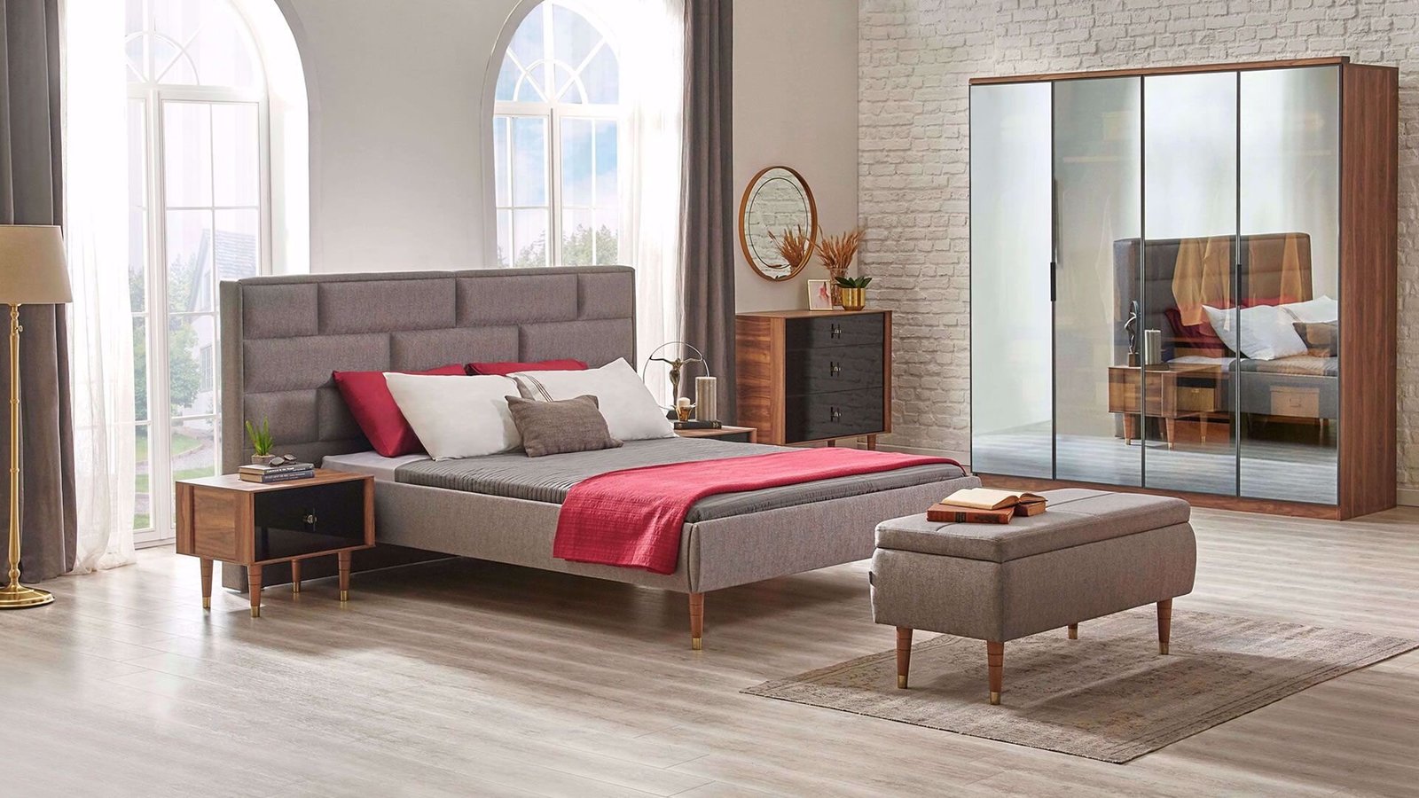 0008796 Vanensi Karyola 160200 Cm Basucu Dahil Dilara Collection Kigali