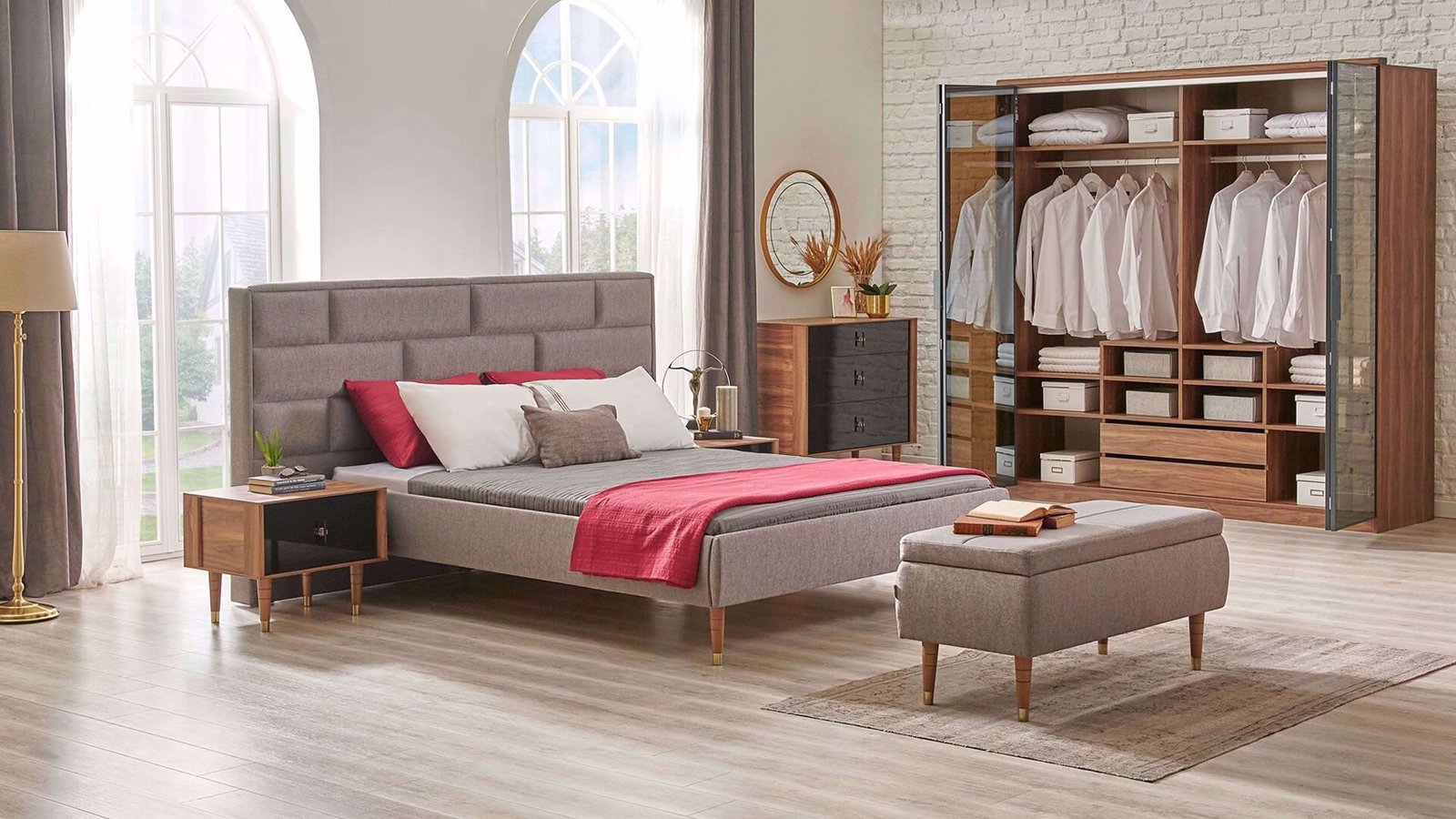 0008797 Vanensi Karyola 160200 Cm Basucu Dahil Dilara Collection Kigali