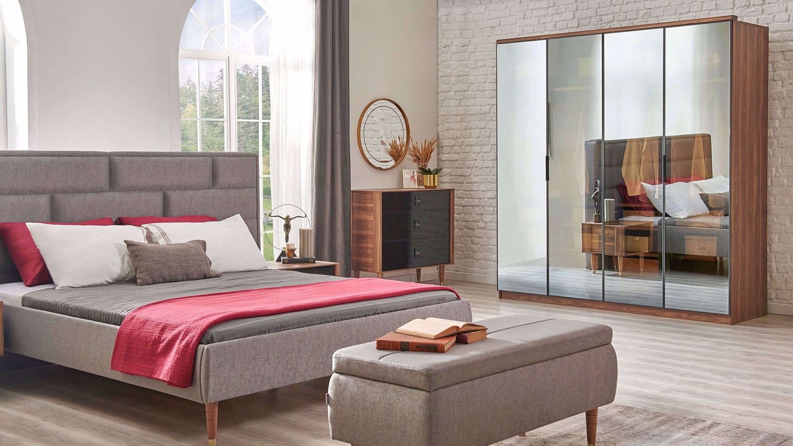 0008798 Vanensi Karyola 160200 Cm Basucu Dahil Dilara Collection Kigali