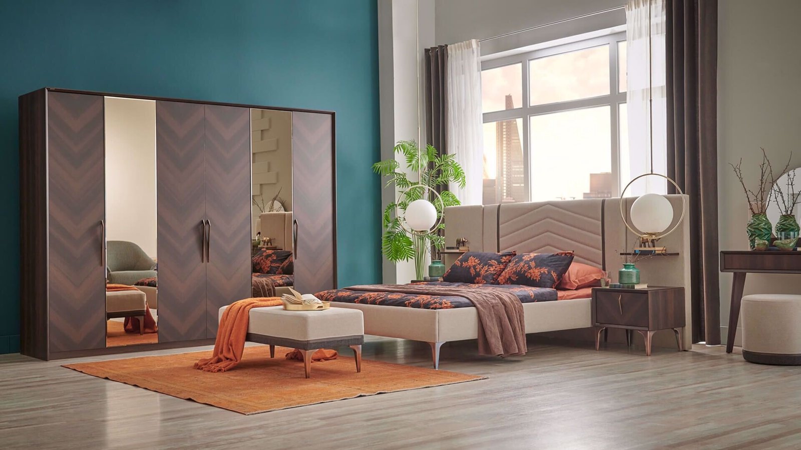 0010945 Welmont Karyola 160200 Cm Basucu Dahil Dilara Collection Kigali