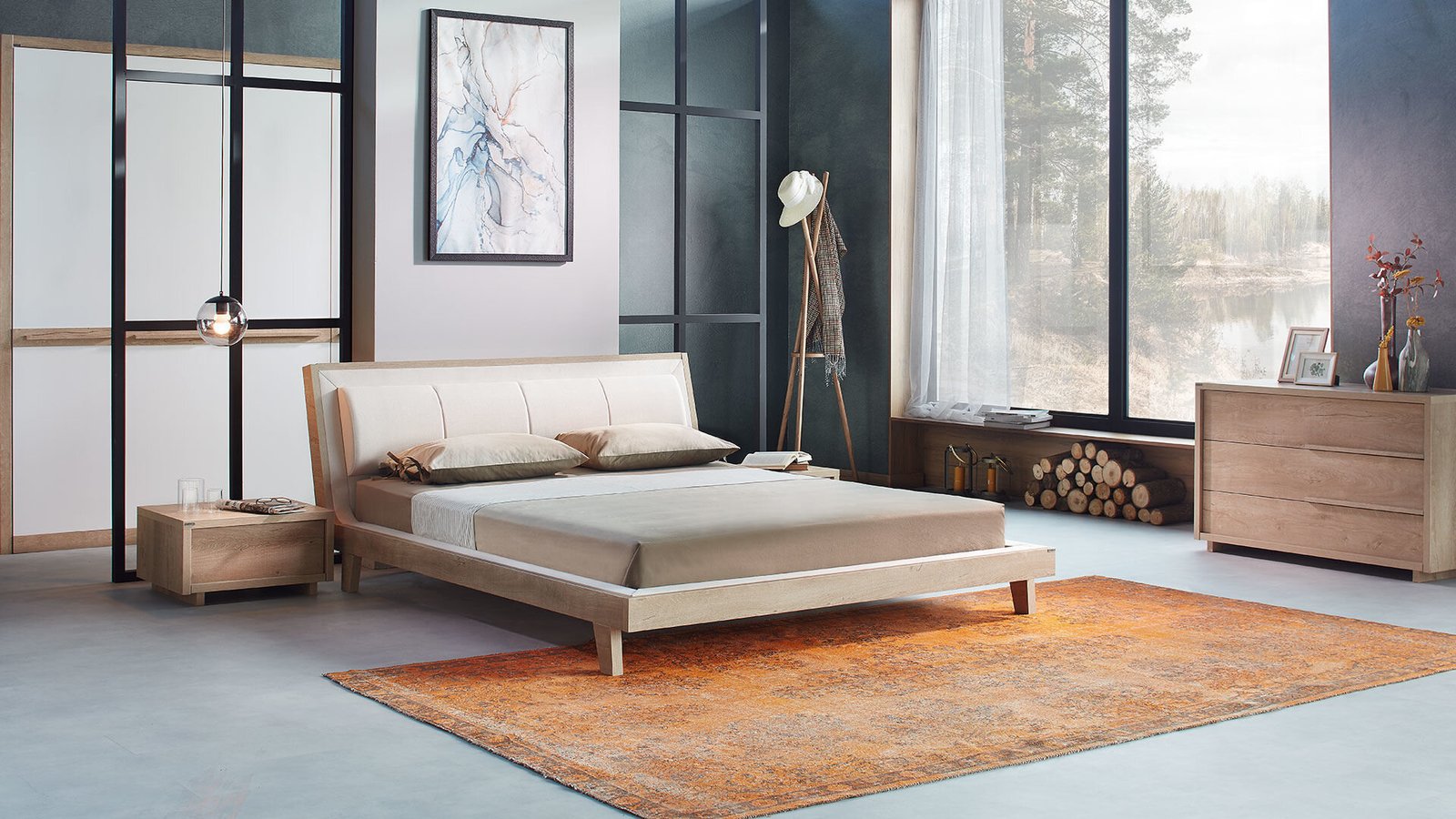 0014754 Nigero Surgulu Dolap 200 Cm Dilara Collection Kigali