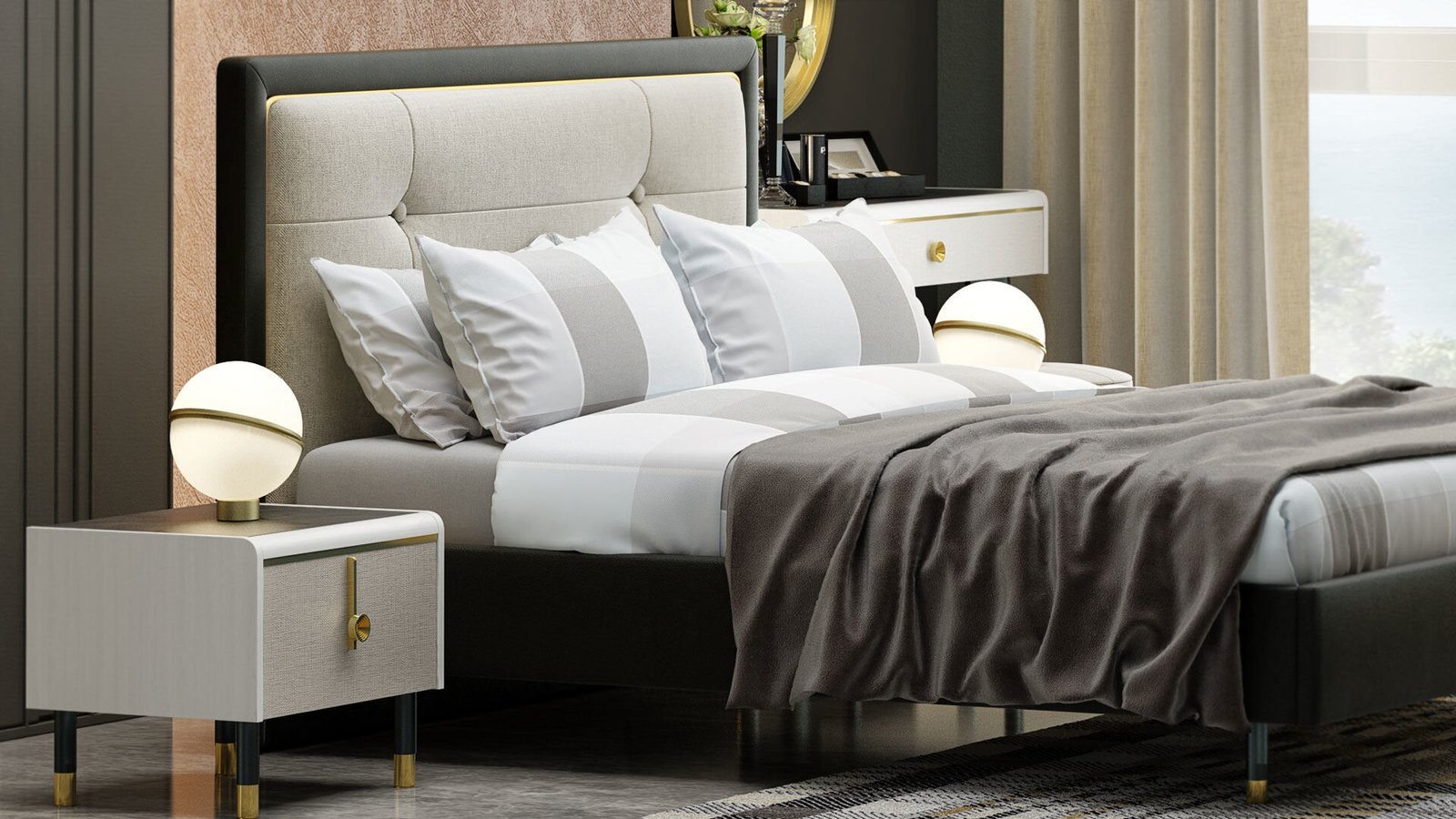 0016555 Proda Basliksiz Karyola 180Cm Dilara Collection Kigali