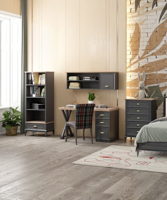 0017521 Angelic Dark 4 Kapakli Dolap 200Cm Dilara Collection Kigali