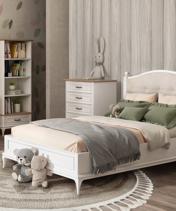 0019744 Angelic Karyola 120200 Cm Basucu Dahil Dilara Collection Kigali