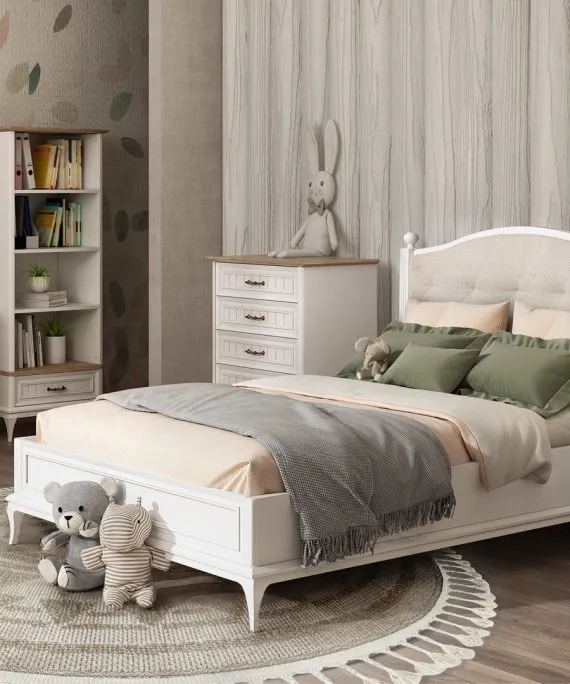 0019744 Angelic Karyola 120200 Cm Basucu Dahil Dilara Collection Kigali