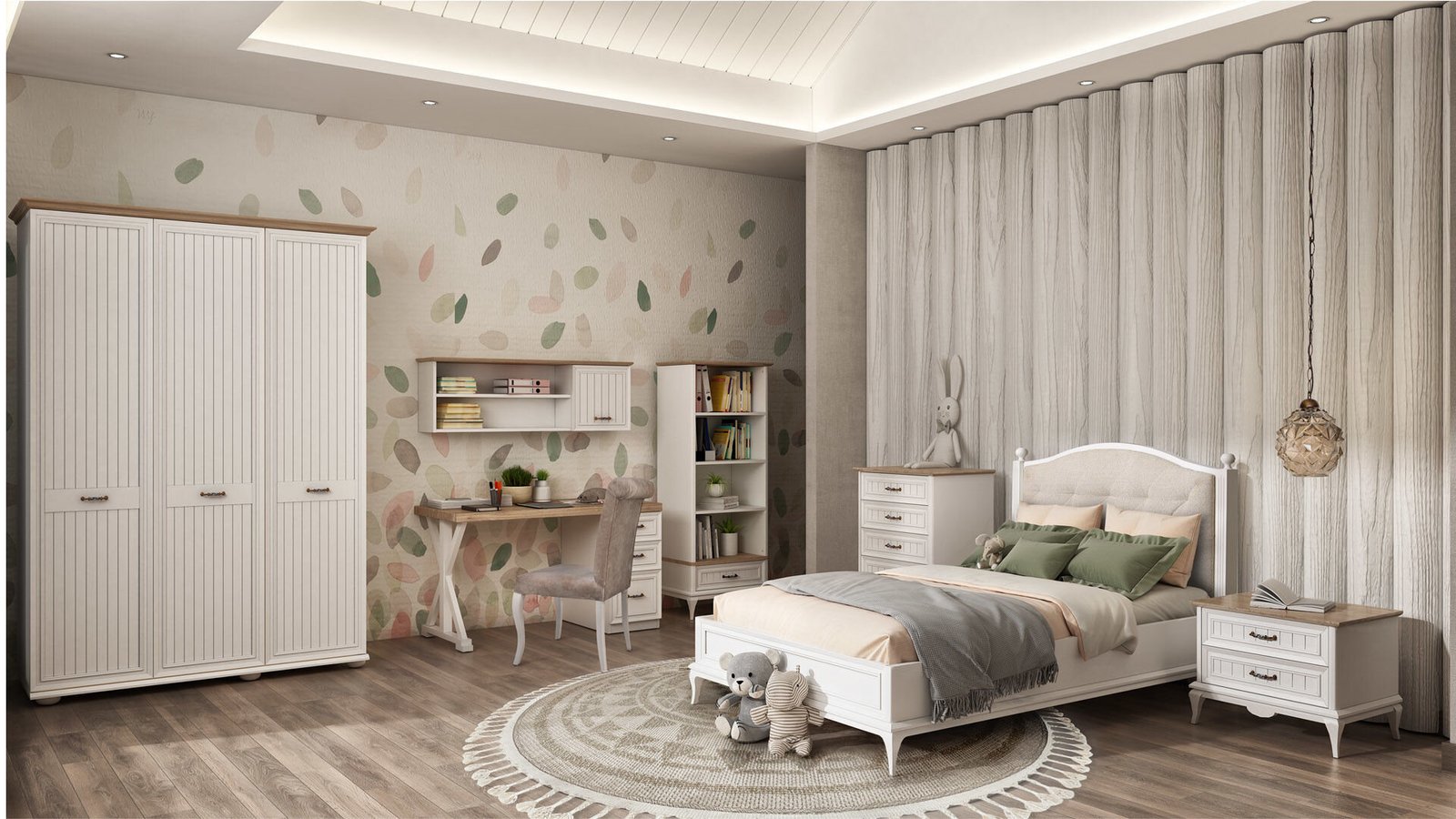 0019749 Angelic Karyola 100200 Cm Basucu Dahil Dilara Collection Kigali